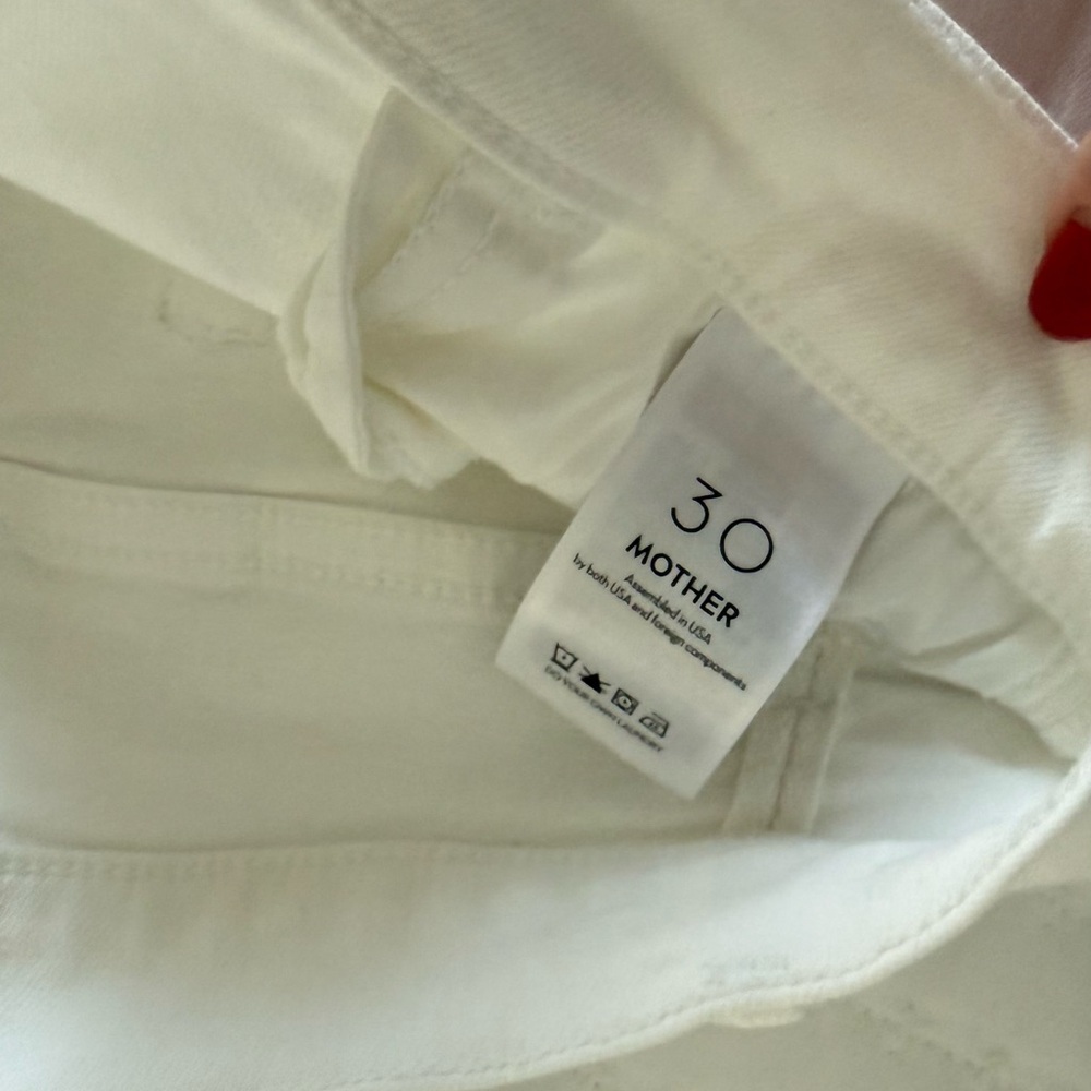 Mother White Jeans